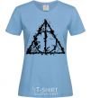 Women's T-shirt Deadly relics of the splash sky-blue фото