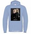 Men`s hoodie Draco Malfoy and his father sky-blue фото