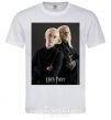 Men's T-Shirt Draco Malfoy and his father White фото