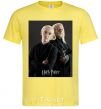 Men's T-Shirt Draco Malfoy and his father cornsilk фото