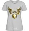 Women's T-shirt I open at the close grey фото