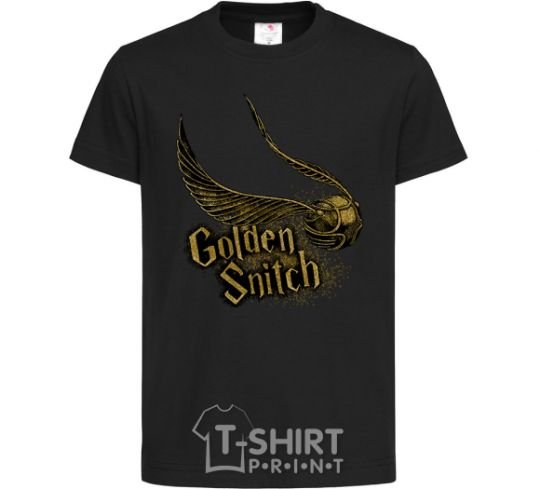 Kids T-shirt Golden Snitch black фото