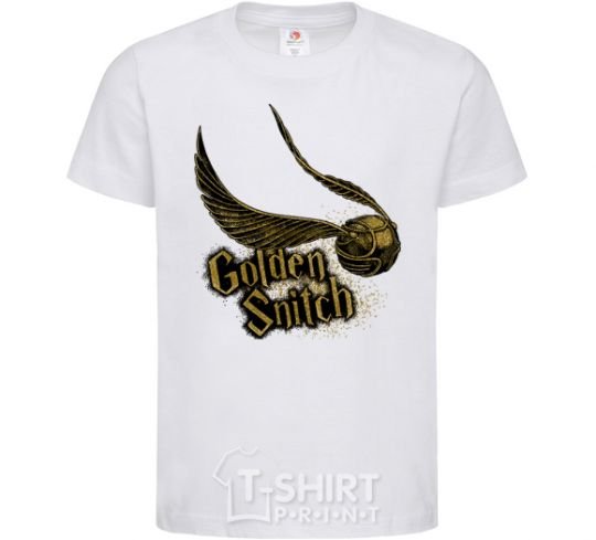 Kids T-shirt Golden Snitch White фото