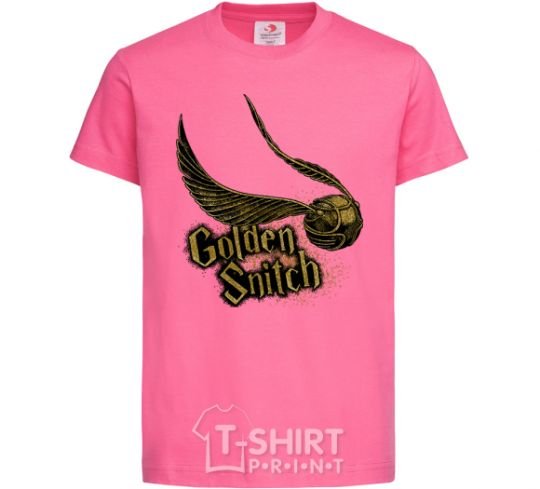 Kids T-shirt Golden Snitch heliconia фото