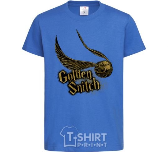 Kids T-shirt Golden Snitch royal-blue фото