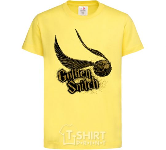 Kids T-shirt Golden Snitch cornsilk фото