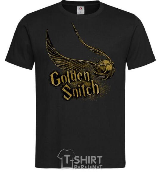 Men's T-Shirt Golden Snitch black фото
