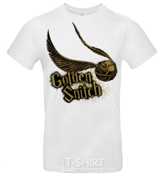 Men's T-Shirt Golden Snitch White фото
