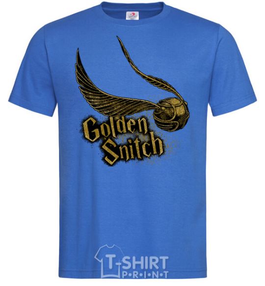 Men's T-Shirt Golden Snitch royal-blue фото
