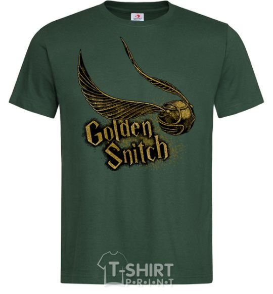 Men's T-Shirt Golden Snitch bottle-green фото