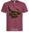 Men's T-Shirt Golden Snitch burgundy фото