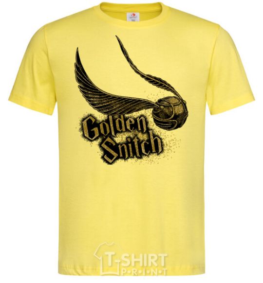 Men's T-Shirt Golden Snitch cornsilk фото