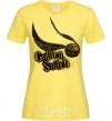 Women's T-shirt Golden Snitch cornsilk фото