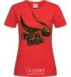 Women's T-shirt Golden Snitch red фото