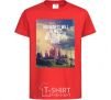 Kids T-shirt Hogwarts will always be there to welcome you home red фото