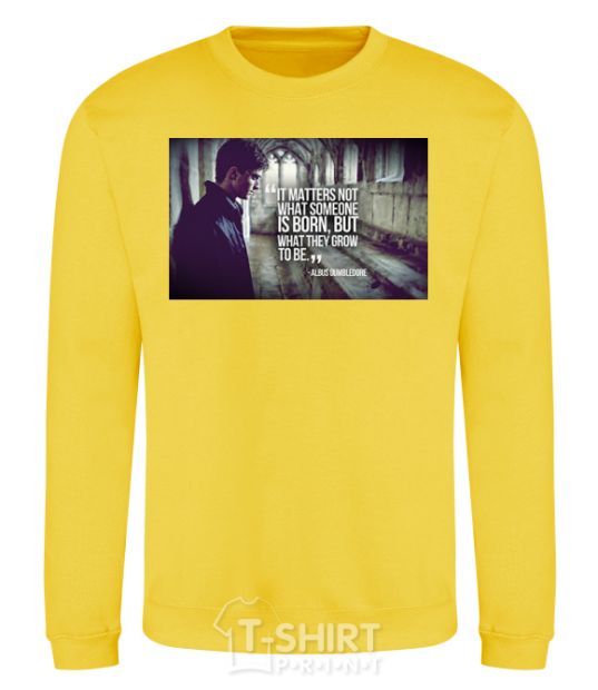 Sweatshirt Grow to be yellow фото