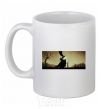 Ceramic mug Deathly Hallows excerpt White фото