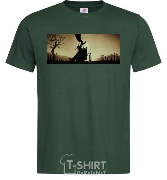 Мужская футболка Дары смерти отрывок Темно-зеленый фото