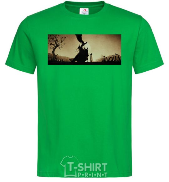 Мужская футболка Дары смерти отрывок Зеленый фото