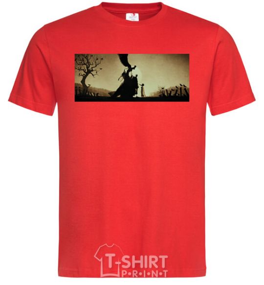 Мужская футболка Дары смерти отрывок Красный фото