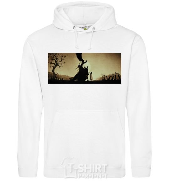 Men`s hoodie Deathly Hallows excerpt White фото