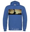 Men`s hoodie Deathly Hallows excerpt royal фото