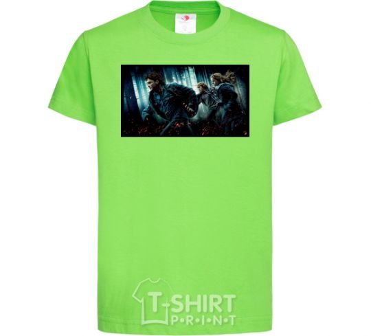 Kids T-shirt Harry Potter deadly relics orchid-green фото