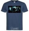 Men's T-Shirt Harry Potter deadly relics navy-blue фото