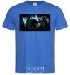 Men's T-Shirt Harry Potter deadly relics royal-blue фото