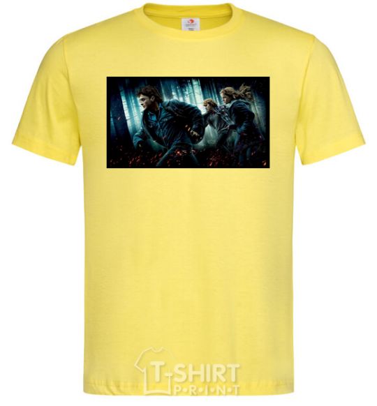 Men's T-Shirt Harry Potter deadly relics cornsilk фото