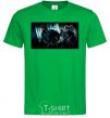 Мужская футболка Гарри Поттер смертельные реликвии Зеленый фото