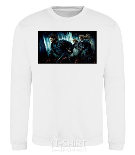 Sweatshirt Harry Potter deadly relics White фото