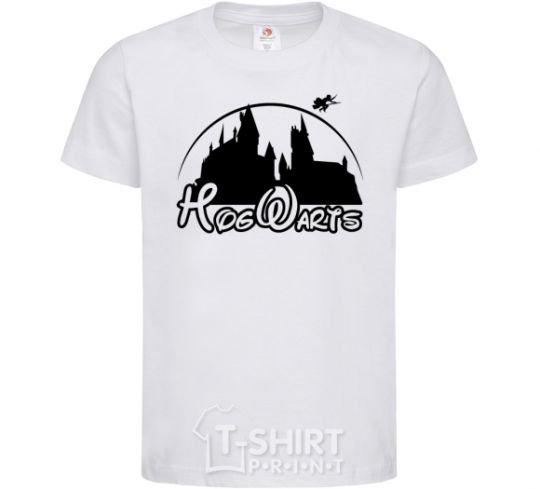 Kids T-shirt Hogwarts fun White фото