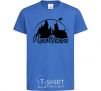 Kids T-shirt Hogwarts fun royal-blue фото