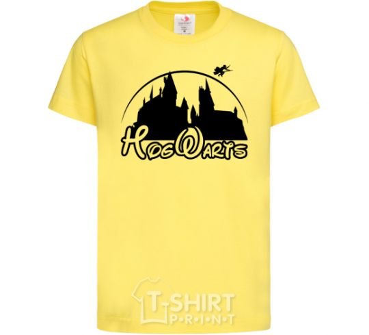 Kids T-shirt Hogwarts fun cornsilk фото