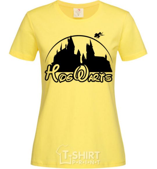 Women's T-shirt Hogwarts fun cornsilk фото