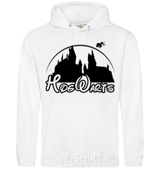 Men`s hoodie Hogwarts fun White фото