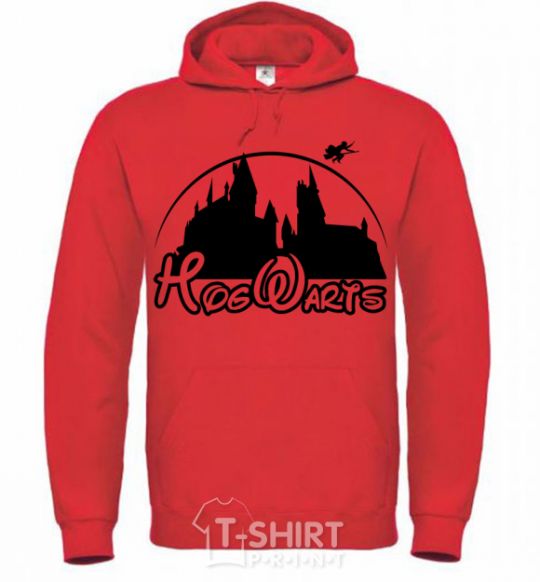 Men`s hoodie Hogwarts fun bright-red фото