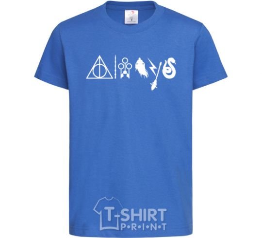 Kids T-shirt Always HP royal-blue фото