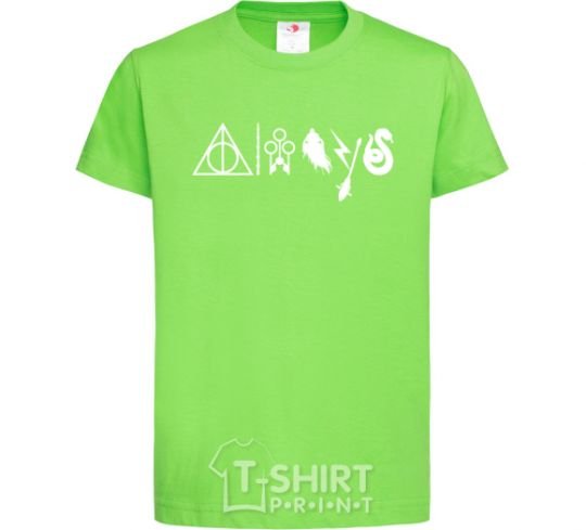 Kids T-shirt Always HP orchid-green фото