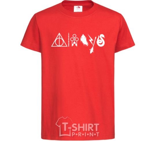 Kids T-shirt Always HP red фото