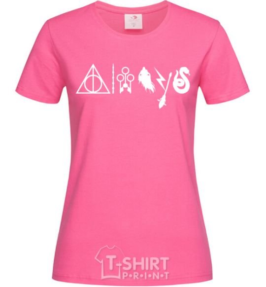 Женская футболка Always HP Ярко-розовый фото