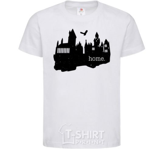 Kids T-shirt Hogwarts is like home White фото