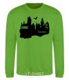 Sweatshirt Hogwarts is like home orchid-green фото