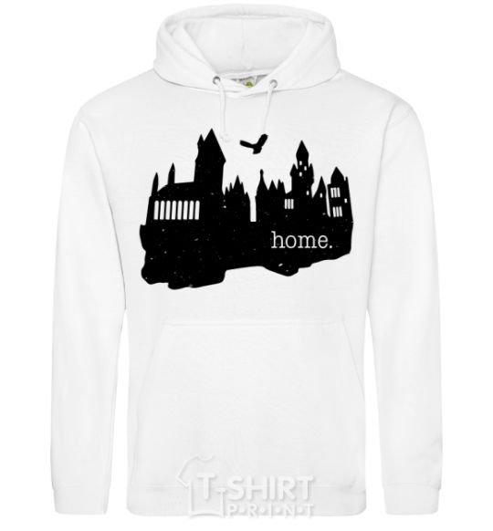 Men`s hoodie Hogwarts is like home White фото