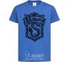 Kids T-shirt Slytherin logo royal-blue фото