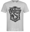 Men's T-Shirt Slytherin logo grey фото