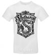 Men's T-Shirt Slytherin logo White фото