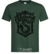 Мужская футболка Slytherin logo Темно-зеленый фото