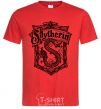 Men's T-Shirt Slytherin logo red фото